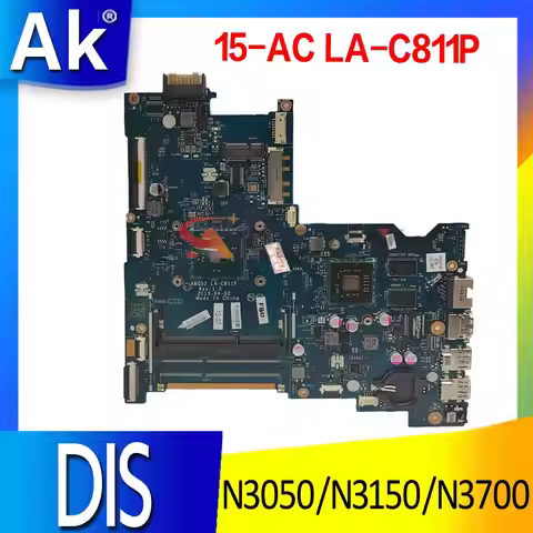 For HP Pavilion 15-AC 15-AY 250 G4 Notebook Mainboard LA-C701P I3 I5 CPU R5 M330 2G 815241-501 81524