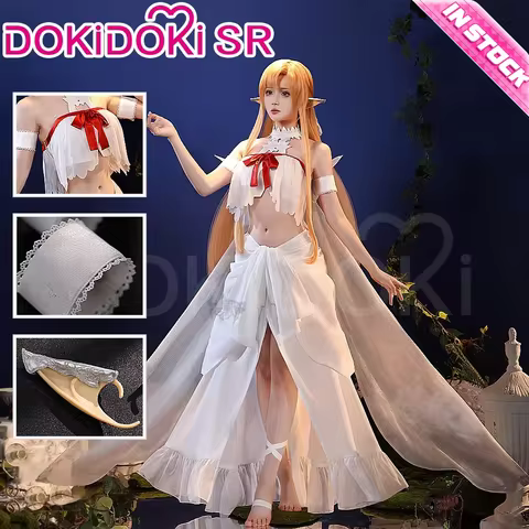 Yuuki Asuna Cosplay Costume Anime Sword Art Online DokiDoki-SR Female Costume Fairy Queen Asuna Cosp