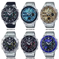 นาฬิกาข้อมือ Casio Edifice อะนาล็อก-ดิจิตอล EFV-C100 EFV-C110D series EFV-C110D-1A4 EFV-C110D-1A3 EFV-C110D-2A