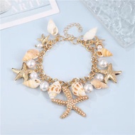 Japanese Korean Fashion All-Match Trendy Ocean Bohemian Style Bracelet Starfish Shell Bracelet 4MIZ