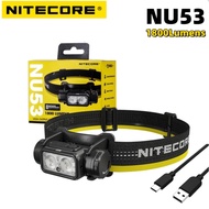 NITECORE NU53 Rechargeable Headlamp High Output Lightweight Industrial Compact 1800 Lumens LED Headl