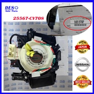 NISSAN LIVINA LATIO SYLPHY NAVARA TEANA J32 2.0 NV200 SPIRAL STEERING CLOCK SPRING B5567-CY70D