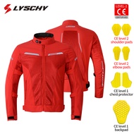 AHKLO LYSCHY แจ็คเก็ตมอเตอร์ไซค์ฤดูร้อนตาข่ายระบายอากาศสำหรับผู้ชาย CE1/CE2แจ็คเก็ตป้องกันสำหรับขับข