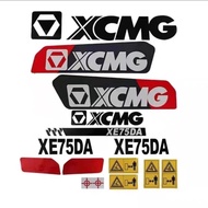 สติกเกอร์ใหม่สำหรับรถขุด XCMG XE75 80 85 90 95DA ชุดสติ๊กเกอร์ติดรถยนต์ครบชุด