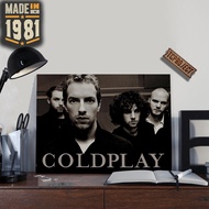 Coldplay Poster - Wooden Poster Wall Decoration