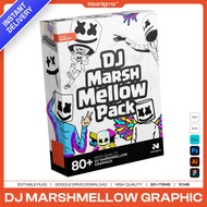 80+ DJ Marshmellow Graphic Pack 2025 | Graphic Design | Photoshop | Illustrator