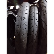 ORIGINAL YAMAHA LC135 VEE RUBBER TUBELESS TYRE - FRONT 70/90-17 BACK 80/90-17 / TYRE TAYAR BUKA DARI MOTOR BARU