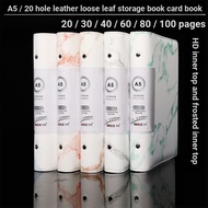 Folder a5 Transparent Insert Card Holder