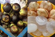 buah lontar segar utuh isi 2 biji