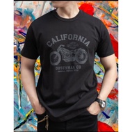 BAJU T-SHIRT CALIFORNIA MOTOR DUSTYMAN PREMIUM QUALITY 100% COTTON