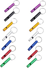 Yardwe 35pcs Whistle Competition Accessory Emergency Accessory Exercise Accessories Sport Accessories Hiking Sports Accessories Camping Equipment Key Fob Survive Aluminum Alloy Mini