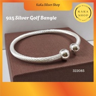 Original 925 Silver Golf Bangle (322085) | Gelang Tangan Bangle Perak 925 | Ready Stock