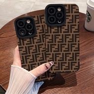 Luxury NY FF Leather Phone Case for iPhone 11 12 13 14 Pro Max 11Pro 13Pro 7 8 Plus X XR XS MAX SE 2