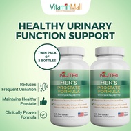 [TWIN PACK 2 x 60] NB Prostate Supplement for Men - Reduce Urinary Frequency Saw Palmetto Supplement