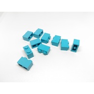 Lego Parts 10pcs Medium Azure Brick 1x2