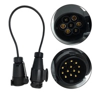 Auto parts European trailer plug 13-pin to 7-pin extension cord plug Plug connects wire trailer adap