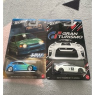 Hot Wheels Civic EK9 Falken, GT R35, GT Supra FF 350z