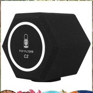 C2 Microphone -Filter Acoustic for Record Studios Mic Sound-Absorbing Foam Vocal Isolation Ball