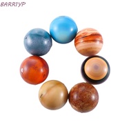 BARR1YP Moon Star Ball Elastic Educational Toy Bouncy Ball Sponge Ball Solar System Stress Relief Ea