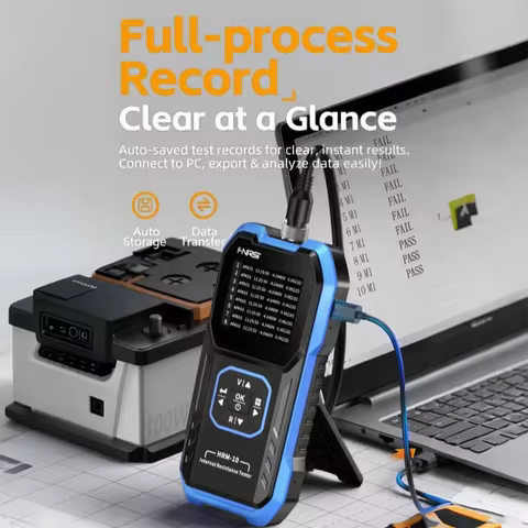 FNIRSI HRM-10 18650 Battery Voltage Internal Resistance Tester High-precision Trithium Lithium lron 