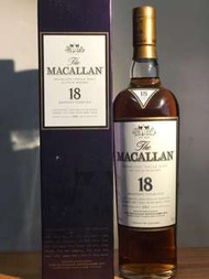Macallan 18 Years Sherry Oak Single Malt Whisky  (1997)