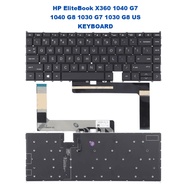 HP EliteBook X360 1040 G7 1040 G8 1030 G7 1030 G8 US LAYOUT KEYBOARD