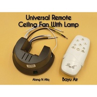 Ready Stock Bayu Air Universal AC Ceiling Fan. Alpha Cosa, Sapphire, Rubine AC PCB Board With Lamp. Remote Kipas Siling
