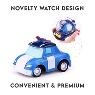 Remote Control Car Wrist Watch Toy Robot Car Amber Ambulance Police Polis RC Children Mainan Kawalan Kereta Jauh