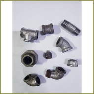 ▫ ✁ ✧ 1 1/4 1 1/ 2" 2" GI elbow, GI tee, GI Street Elbow, GI Elbow 45, GI coupling, GI cap, GI plug