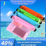 Waterproof Waist Bag Swimming 3-Layer Waterproof Sealing Rafting Diving Bag PVC Beach Bag Underwater Phone Case Dry Shoulder Bag