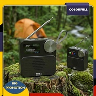 [Colorfull.sg] BT Internet FM Radio Rechargeable Portable FM Radio Built-in Battery Receiver