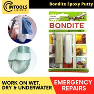 BONDITE Epoxy Putty Adhesive for Filler Bonding Emergency Repair Water Pipe Tank Leaking Wet Dry Underwater Surface 60g