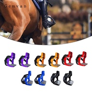 Gemvan 2 Pieces Horse Riding Stirrups Horse Saddle Stirrups Professional English Riding Protection S