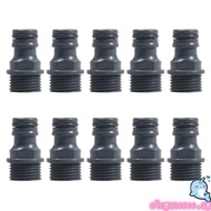 ELEGA 10Pcs 1 2Inch Hose Connector Plastic Garden Hose Fitting Set Hose End Connector