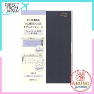 Midori Double Schedule B6 Monthly Planner 2026 – Light Pink (Starts Oct 2025)