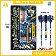 {FREE Flight + Shaft} Red Dragon Dart Luke Humphries Original 90% Tungsten Alloy Steeltip Darts