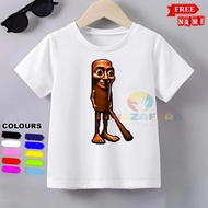 (FREE NAME) TUNG TUNG TUNG TUNG SAHUR CHILDREN'S T-SHIRT TUNG TUNG SAHUR