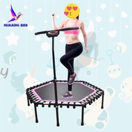 Hummingbird 4 Feet Bouncing Trampoline with Adjustable Handle Bar Fitness