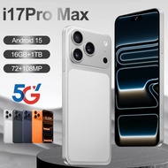 I17 Pro 5G  7.3inch Max Smartphone 16GB+1TB 8000mAh Cellphone Android 15 Recorder Android Phone