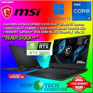 #MG389 USED MSI GP66 LEOPARD INTEL CORE i7-11800H 16GB DDR4 1TB SSD NVIDIA RTX3080 RTX 3080 8G FHD 2