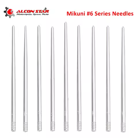 Alconstar 6 Series Mikuni Needles for TM36 TM38 TMX 2 Stroke Carbs VM30 VM32 VM34 VM36 VM38 Carb