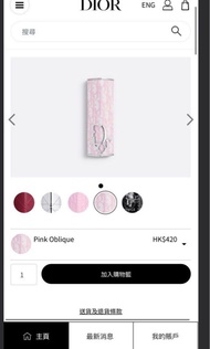 Dior聖誕限量版唇膏殼 Dior addict case