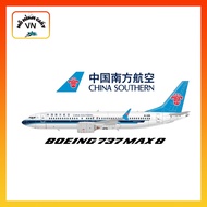 Boeing 737 Max 8 China Southern Airlines Paper Model Assembly Kit 1/100 Scale High Quality Paper Mat