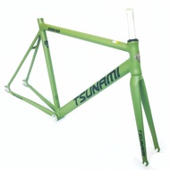 TSUNAMI SNM100 green single-speed field dead fly frame