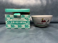 日本 全新 收藏品（非賣品）Peanuts Snoopy & Woodstock 史努比 陶瓷飯碗 茶碗