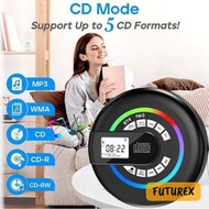 便攜防震CD播放機 | 個人 CD 播放器 | 藍牙5.3發射 | FM | USB | 2000mAh電池