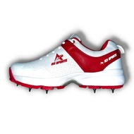 A3 Sports StrikePro Spike – Metal Spike Cricket Shoes! (Red)