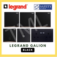 Legrand Galion Matt Black Switch Socket