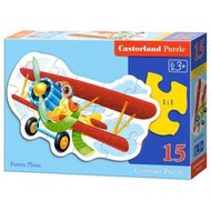 【恆泰】Castorland 波蘭進口兒童拼圖15片 直升機 015092寶寶益智玩具