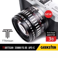 TTArtisan 35mm f0.95 APSC Lens ละลาย สำหรับ Mirrorless ( FUJI / OLYMPUS / SONY / PANASONIC / CANON / NIKON Z / LUMIX / L SL TL เลนส์หลังละลาย เลนส์ มือหมุน กล้อง M43 M4/3 NIKONZ NZ TL SL 35 mm f 0.95 7Artisans )